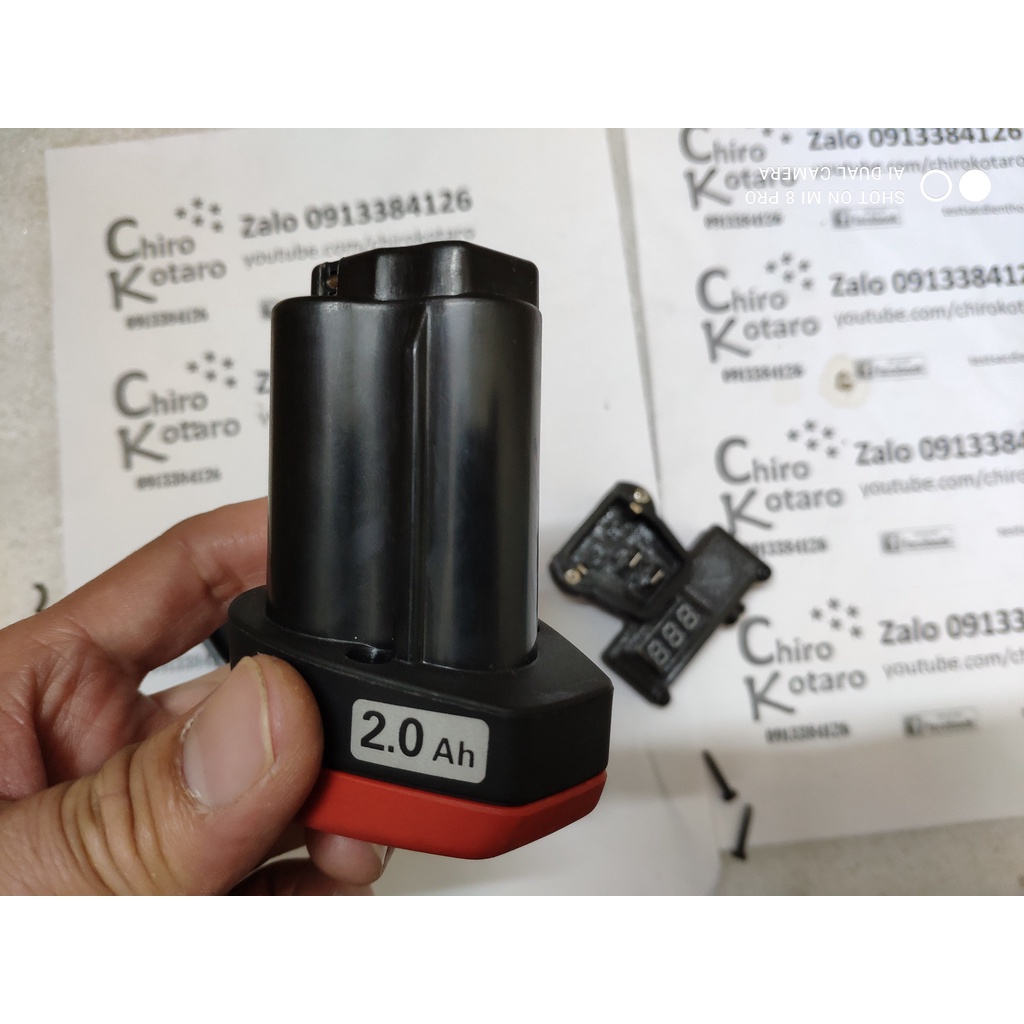 NEW!!! Đế sạc pin Metabo li-ion 10.8V 12V có Led Vol dùng với adapter 12.6V có bảo vệ từng cell pin