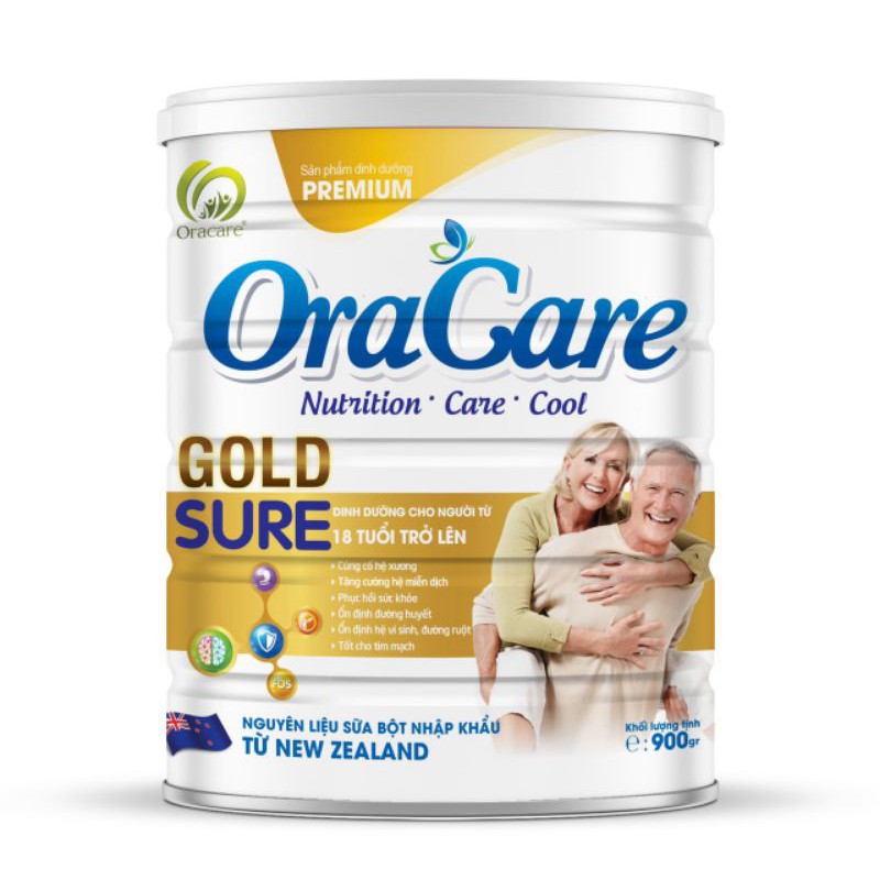 Tặng 1 lọ yến sào khi mua 1 lon Sữa Oracare Gold sure 900gr