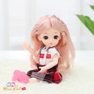 Búp Bê Chibi Abby Li Đầm Ngắn Dễ Thương.