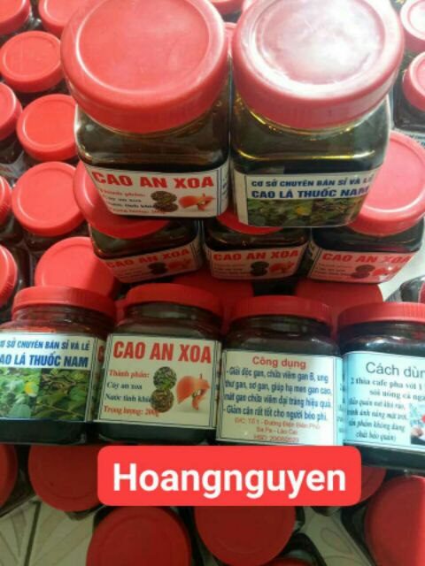 Cao an xoa, cao hà thủ ô,cao thìa canh của dân Dao đỏ