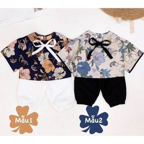 Bộ Kimono tay lỡ cho bé gái