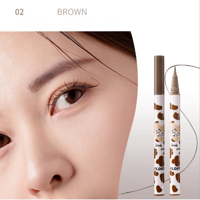 Bút Kẻ Mắt Dạng Lỏng Lâu Trôi Chống Thấm Nước Màu Sắc Tự Nhiên
