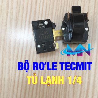 Bộ Role Tecmit block tủ lạnh dẹt 1/4 (Bao gồm rơle và tẹcmit)