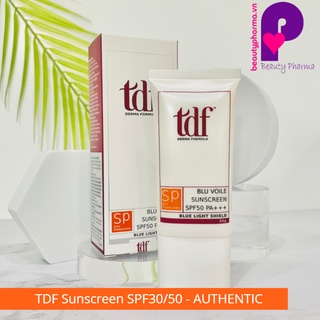 [DATE MỚI-CHÍNH HÃNG PHÒNG KHÁM DA]KEM DƯỠNG CHỐNG NẮNG TDF BLU VOILE SUNSCREEN SPF50 PA+++ UVA/UVB blue voile spf