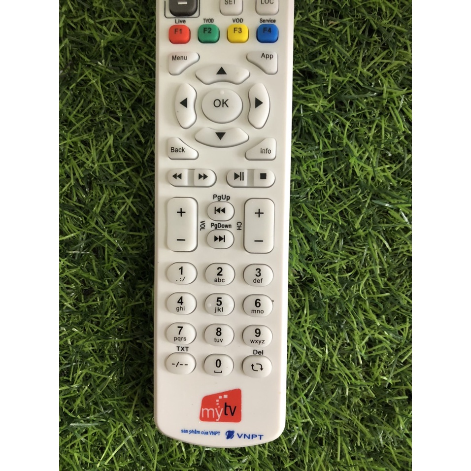 điều khiển đầu thu MYTV dòng ZTE -tặng kèm pin -Remote MyTV- Remote đầu thu smart My TV loại tốt mặt trắng