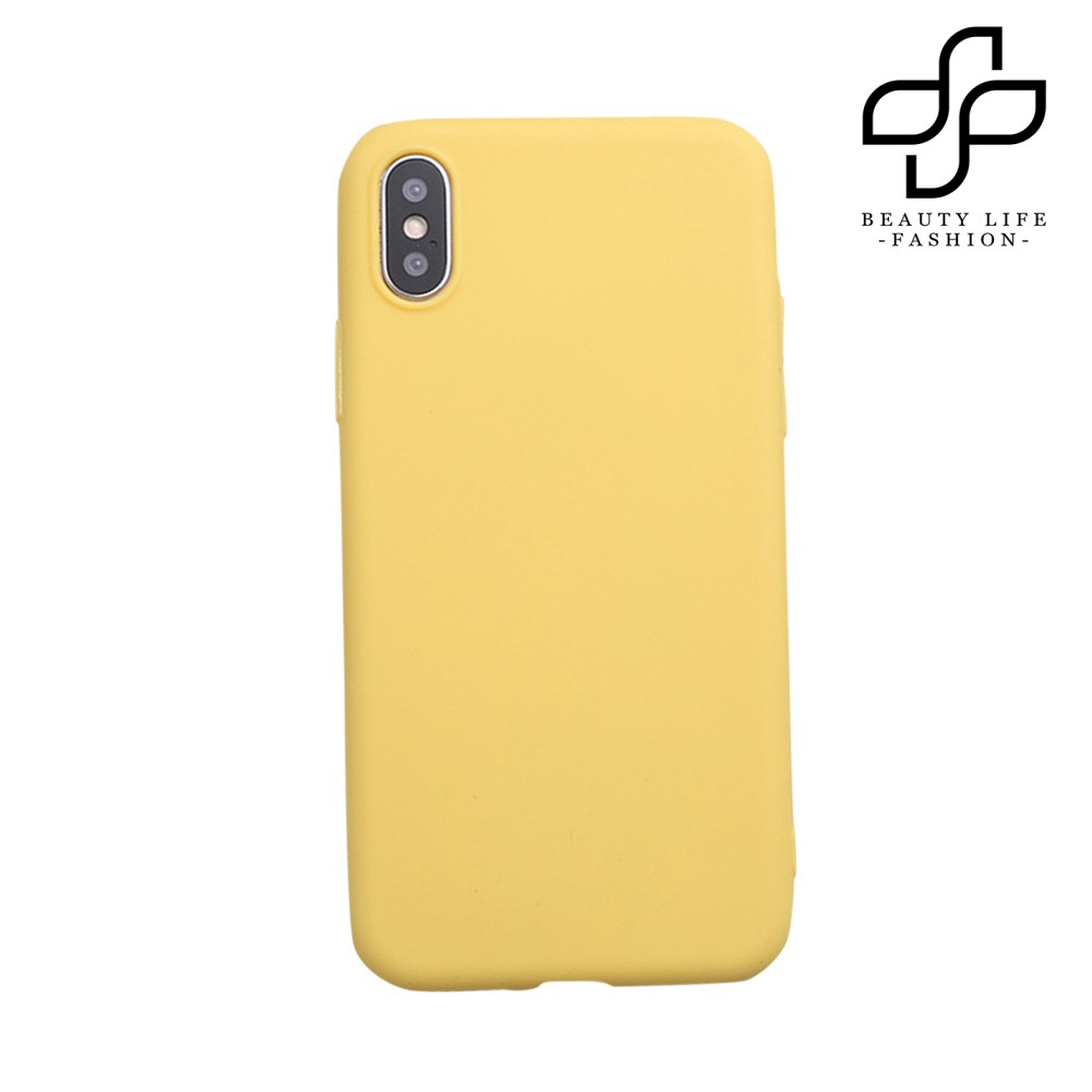 【NEW】Solid Color Silicone Phone Case Cover Protector for iPhone XS Max/XS/X/7/8/7P/8P