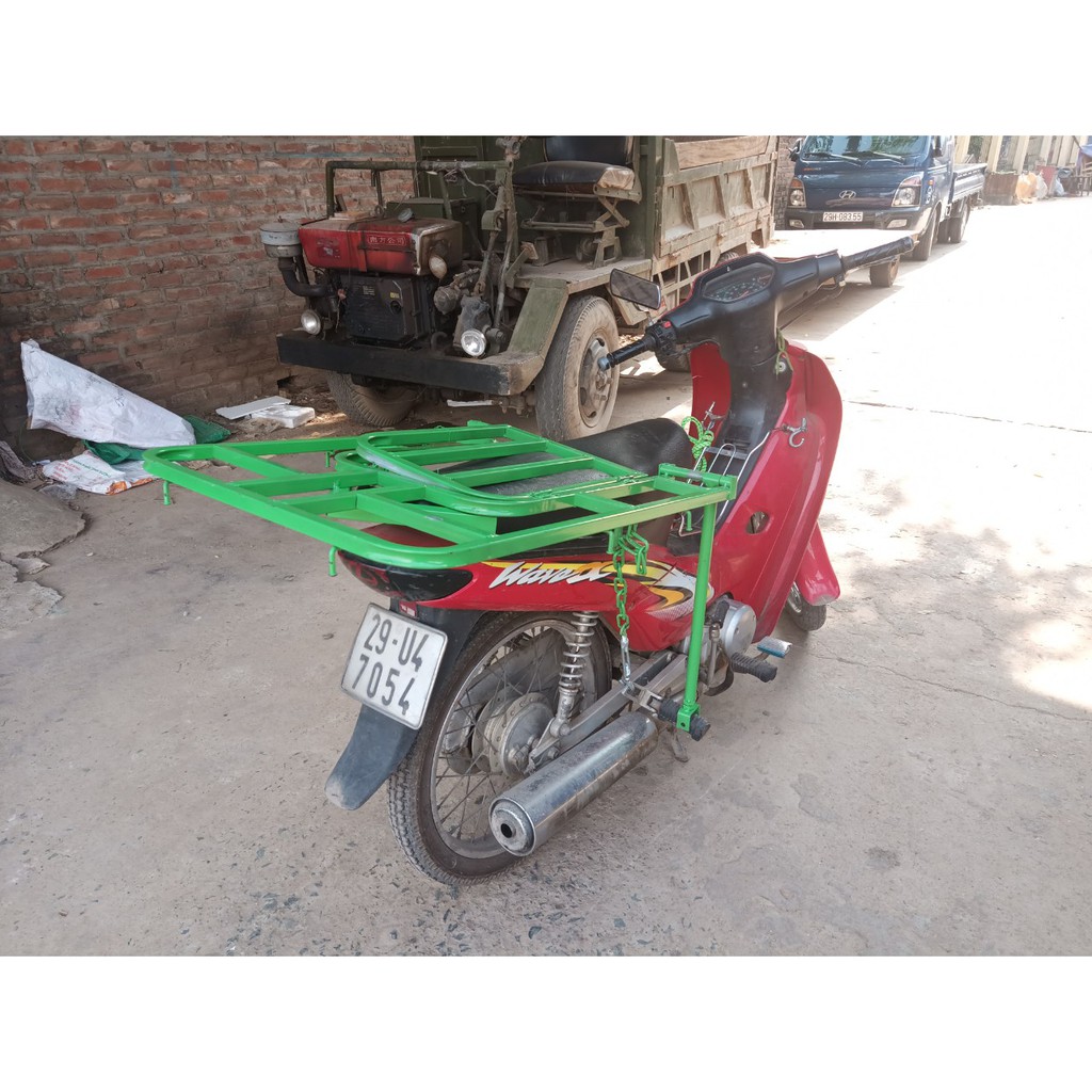 Giá chở hàng xe máy, baga xe máy đa năng có thể mở cốp đổ xăng không cần tháo Baga - Xưởng Cơ Khí Minh Tuệ