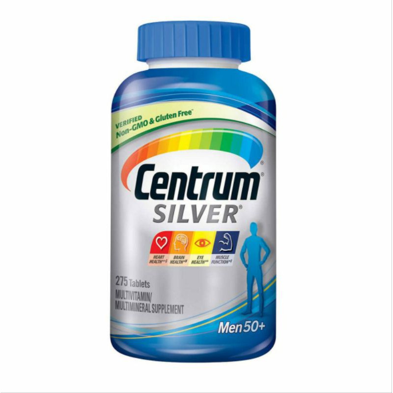 CENTRUM SILVER MEN 50+ 275 viên của Mỹ GIÚP BỔ SUNG VITAMIN VÀ KHOÁNG CHẤT