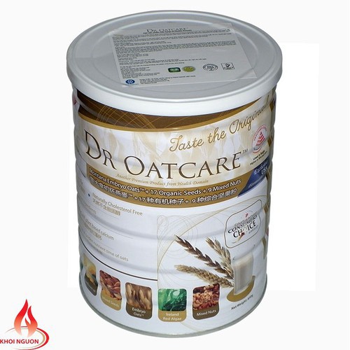 Sữa uống dinh dưỡng Dr Oatcare Organic hộp thiếc 850g