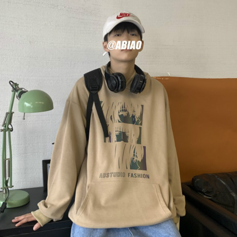 Áo Hoodie Dài Tay In Họa Tiết Phản Quang Cá Tính Dành Cho Các Cặp Đôi | BigBuy360 - bigbuy360.vn