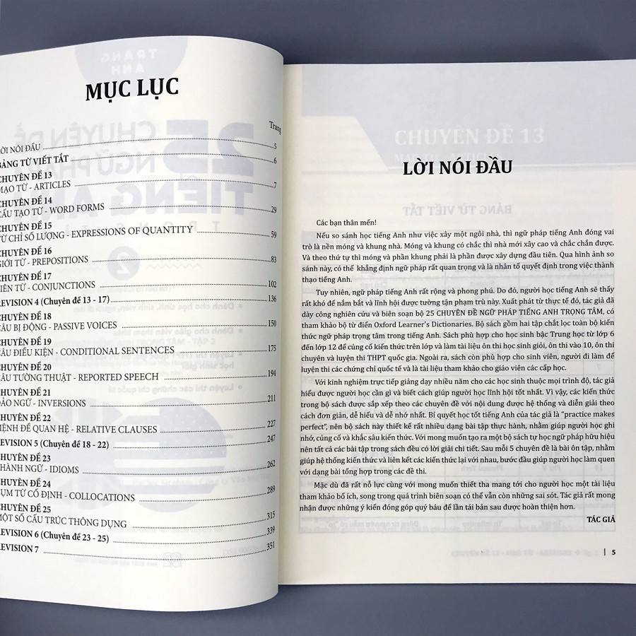 Sách - 25 Chuyên Đề Ngữ Pháp Tiếng Anh Trọng Tâm - Tập 2 (Huy Hoàng)