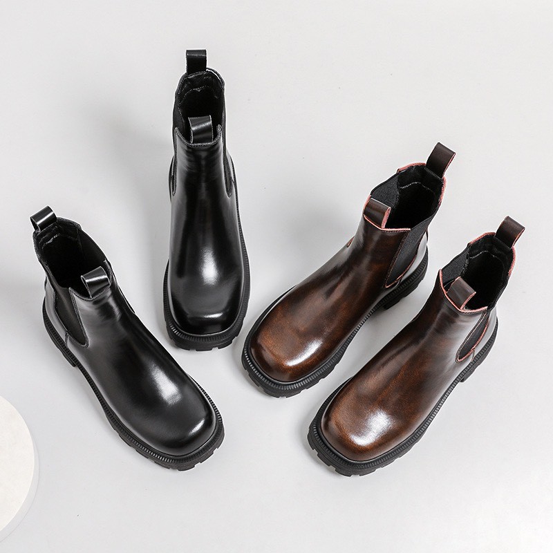 Chelsea boots 2 - Boots da bò nữ