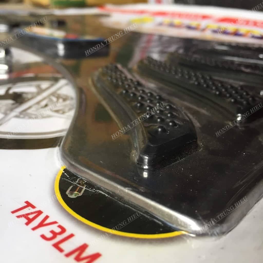 Thảm lót để chân xe Vision 2014 -2020 loại caosu, inox