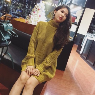 Váy len QC dày đẹp l1