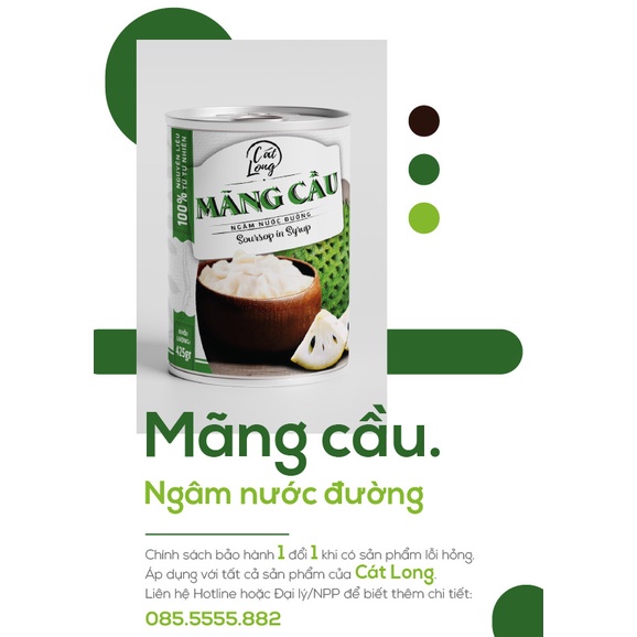 Mãng cầu nước đường Asia Home Cát Long 425gr