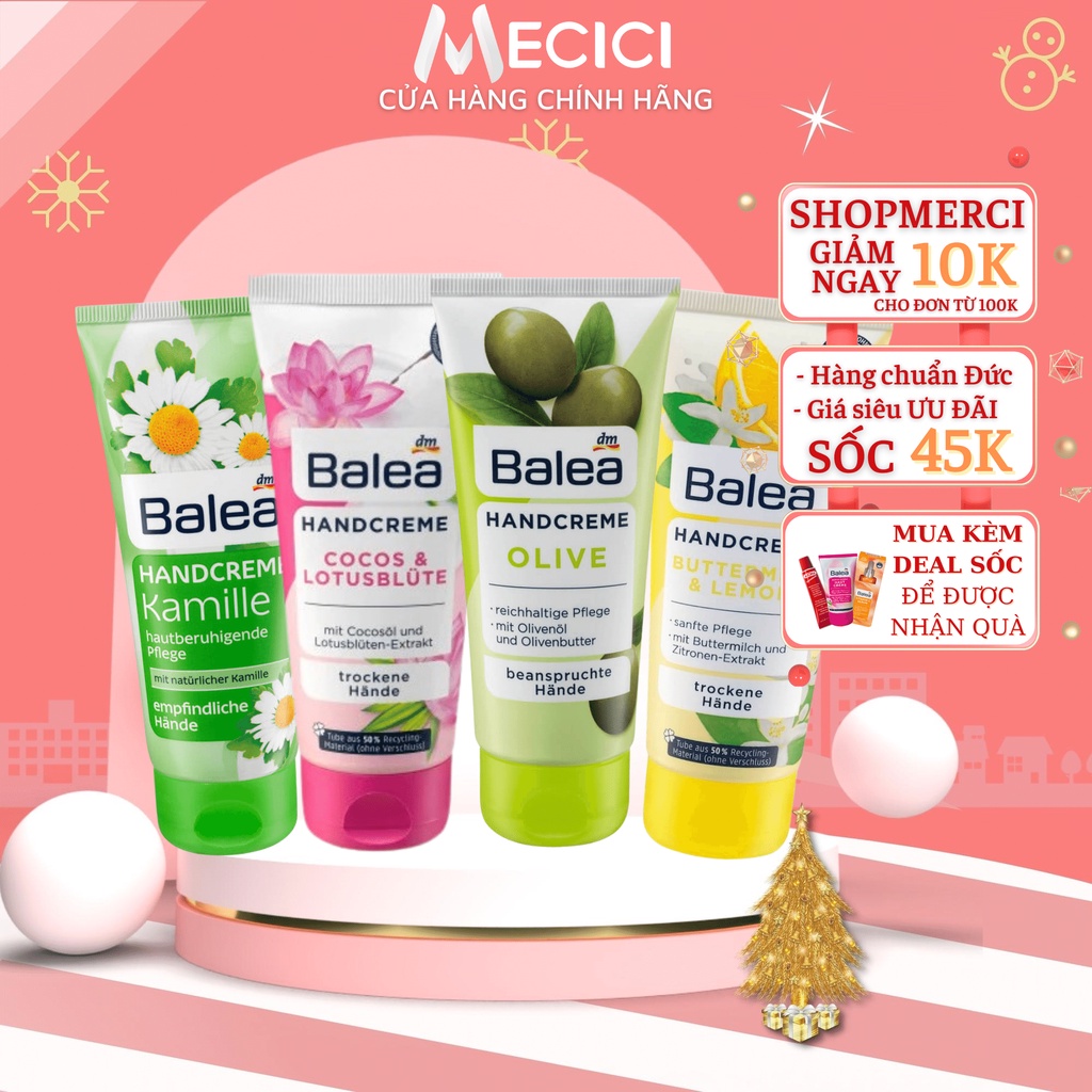 Kem dưỡng da tay Balea Handcreme 100ml, Đức chính hãng - Shop Mecici