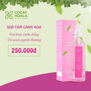 Sữa tắm cánh hoa hồng gobo 350ml