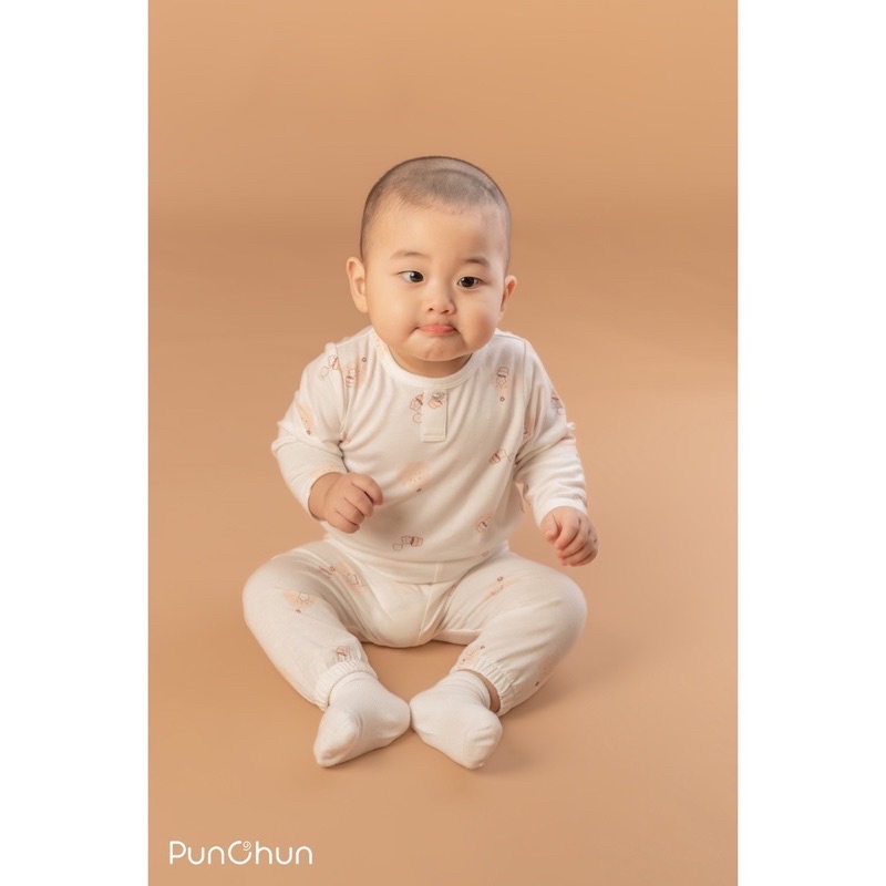 PUNCHUN - Bộ dài tay cổ trụ cho bé trai/bé gái