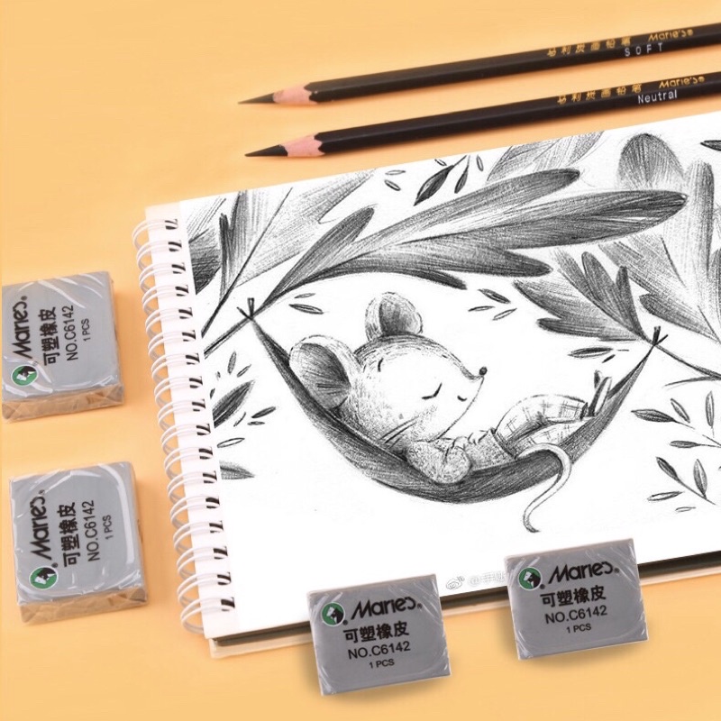 Tẩy đất sét MARIES - MARIES Kneaded Eraser