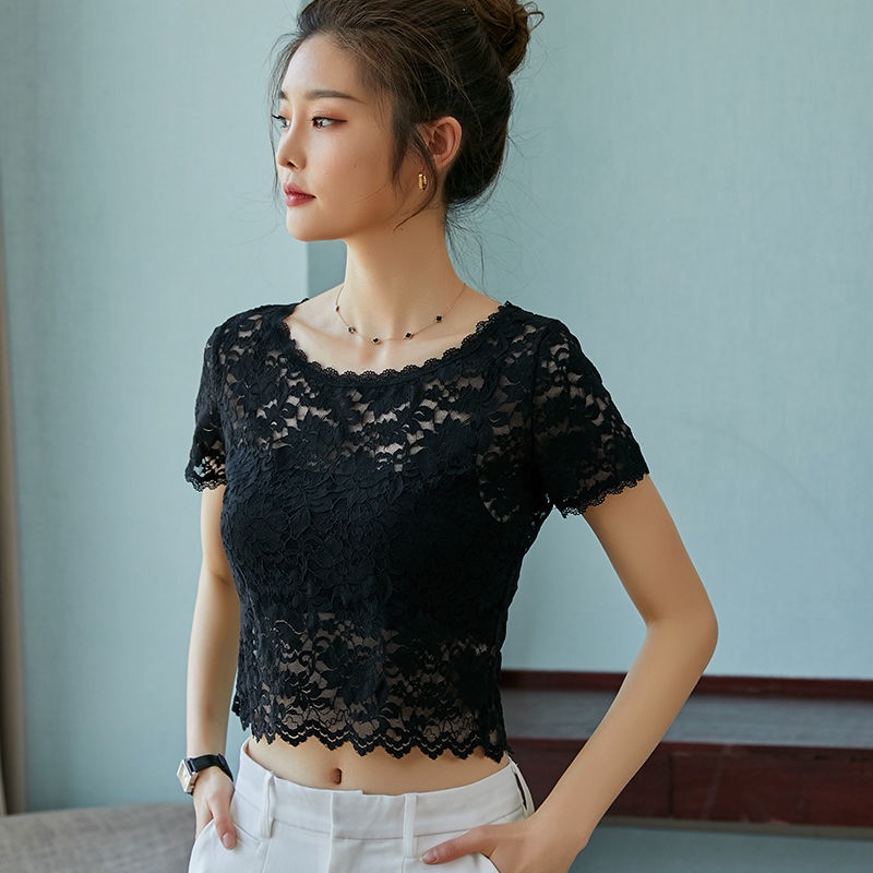 Áo Ren Ống Ngắn Mỏng Thời Trang Mùa Hè Hàng Mới 2022 Kích Thước M-3xl Dành Cho Bạn Nữ