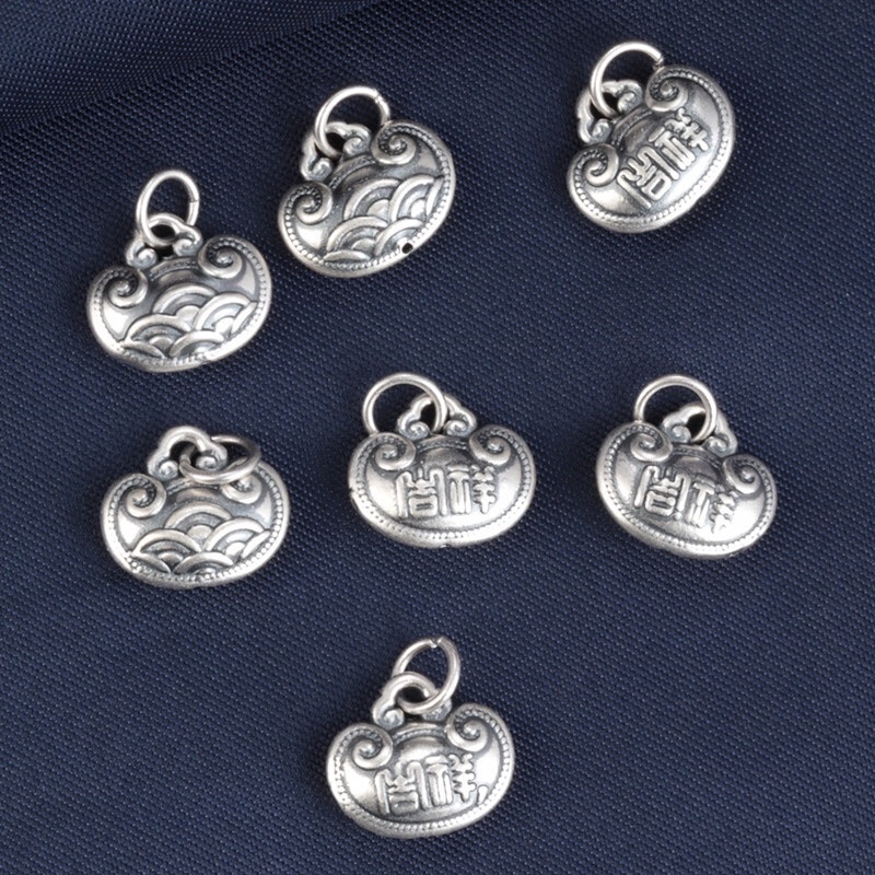 GIÁ SỈ  Charm bạc 3D khánh như ý bạc - Bạc chuẩn_Hàng đẹp loại 1, PH787