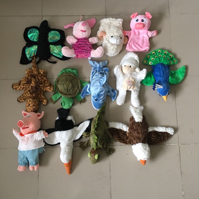 Combo rối tay động vật cho bé