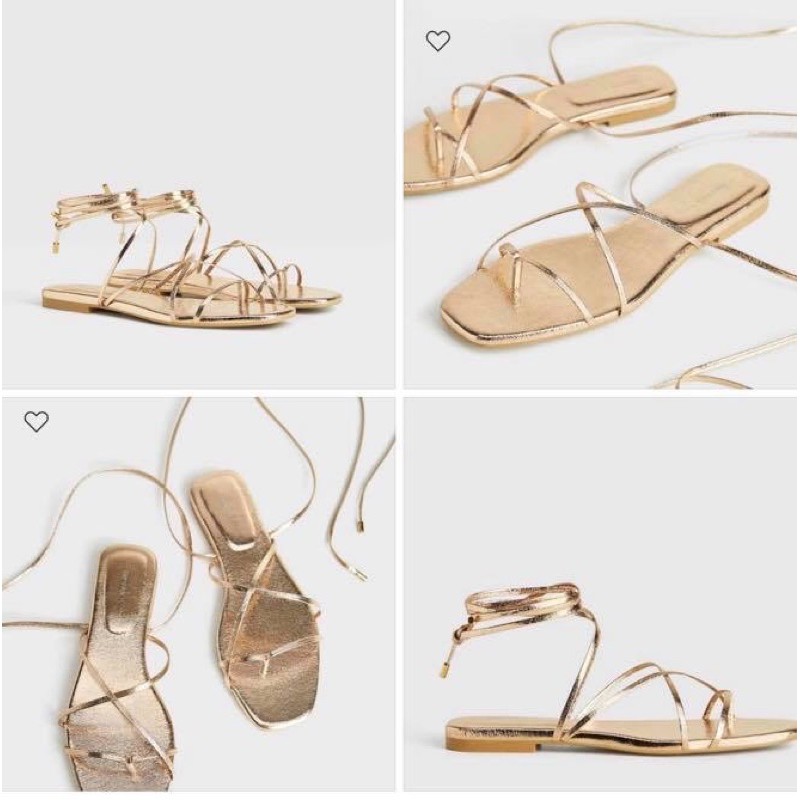 Sandal dây Bershka size 37