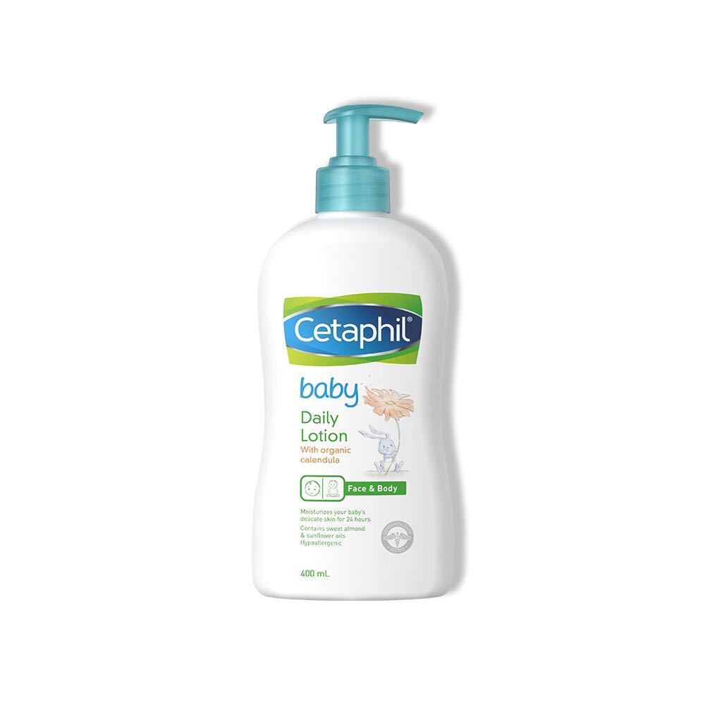 Sữa dưỡng ẩm dịu nhẹ hằng ngày cho bé Cetaphil Baby Daily Lotion with Organic Calendula 400ml