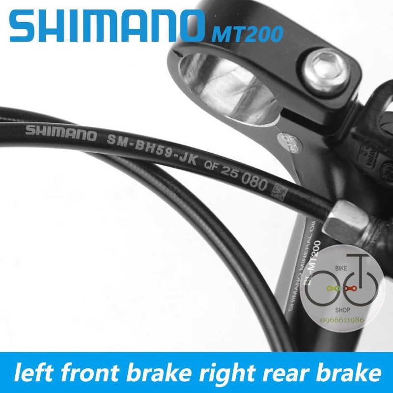 Phanh dầu shimano MT200 chính hãng made in malaysia