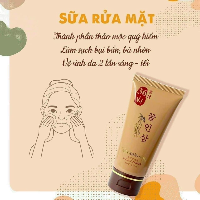 SỬA RỬA MẶT CAO SÂM MẬT NHÂN