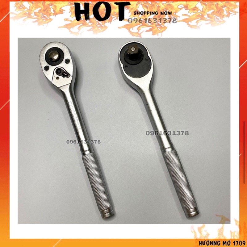 Tay vặn ốc tự động 2 chiều 1/2 - cần lắc xiết khẩu 1phần 2