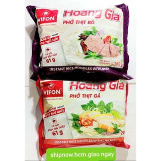 Phở thịt gà /bò vifon hoàng gia có gói thịt 120 g góI
