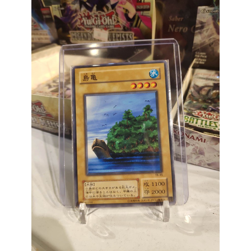 Lá bài thẻ bài Yugioh Island Turtle - card cổ 20 năm tuổi - Tặng bọc bài nhựa bảo quản