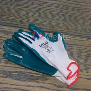Găng tay vải Nitri Ingco/Total  HGNG01/TSP12101