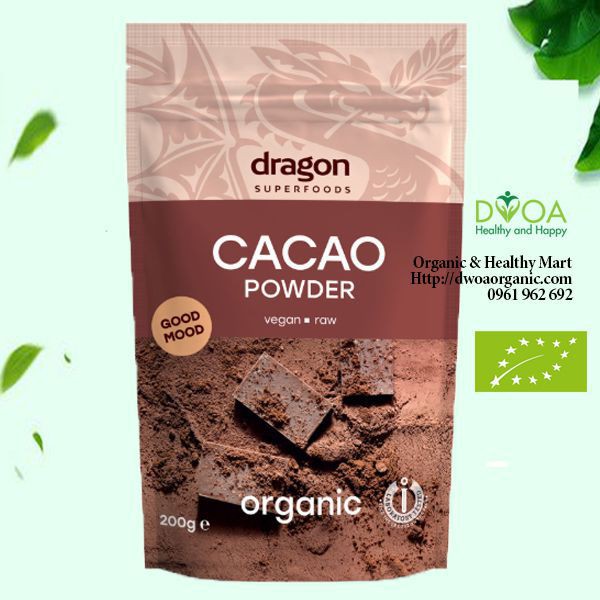 Bột cacao hữu cơ Dragon 200g