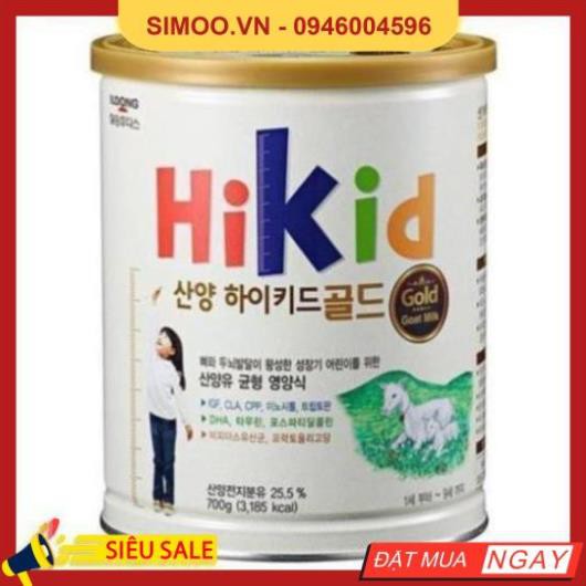 💥 ⚡ SẢN PHẨM CHÍNH HÃNG 💥 ⚡ [ Giá Sỉ ] Sữa Dê Hikid Nội Địa Hàn Quốc, Hộp 700gr 💥 ⚡