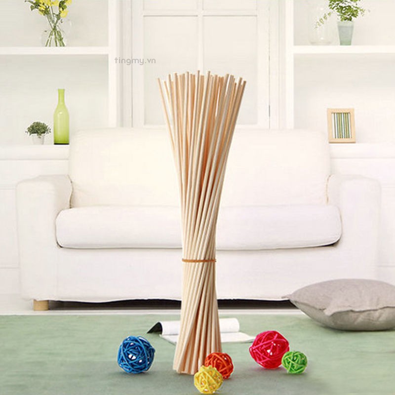 Set 30 / 100 Que Gỗ Tự Nhiên Khuếch Tán Hương Thơm Tiện Dụng