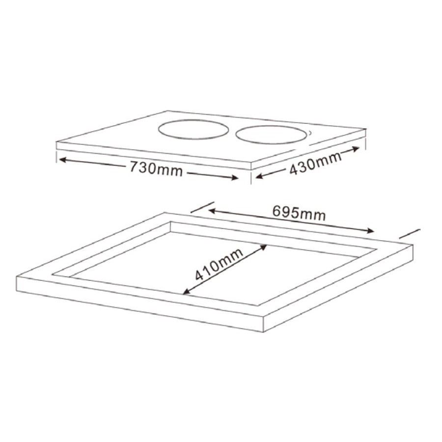 Bếp từ đôi TEKA IBC 72301