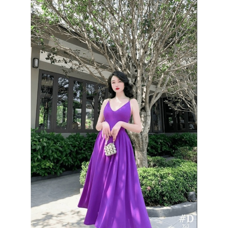 ĐẦM ĐŨI CỔ TRÁI TIM SIÊU NÂNG DÁNG, SANG TRỌNG, QUÝ PHÁI UP Shop Valentina