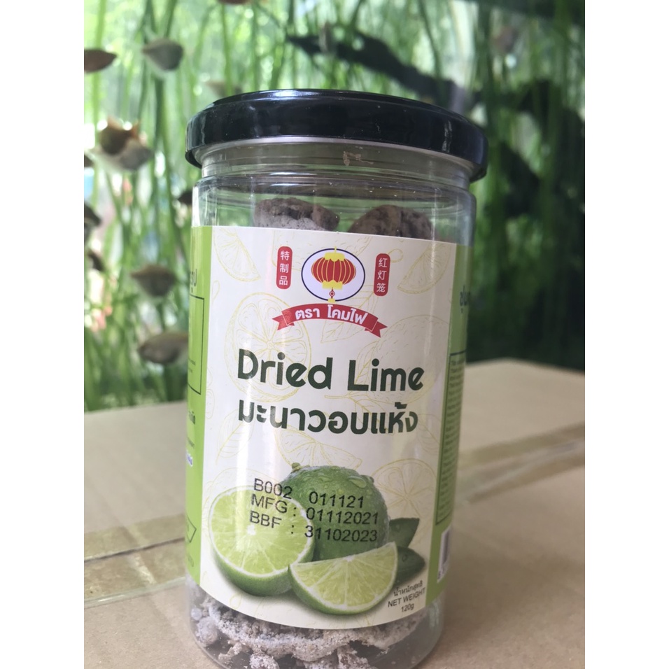 Xí Muội Chanh Thái Lan Dried Lime (hủ 120g)