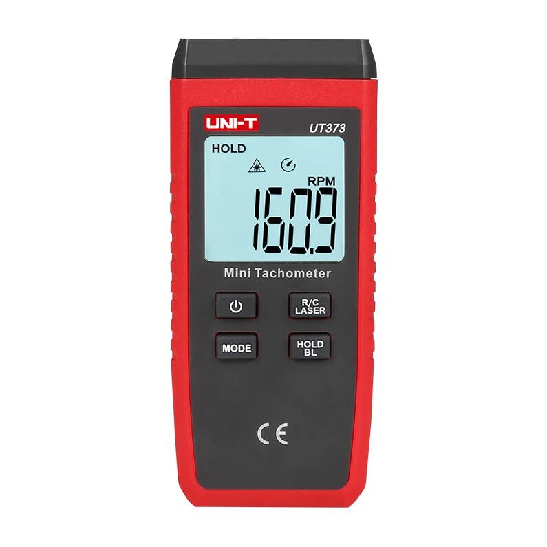 Máy Đo Tốc Độ RPM UNI-T UT373 Kỹ Thuật Số Bằng Laser Không Tiếp Xúc Trực Tiếp Có Đèn Nền 10-99999RPM