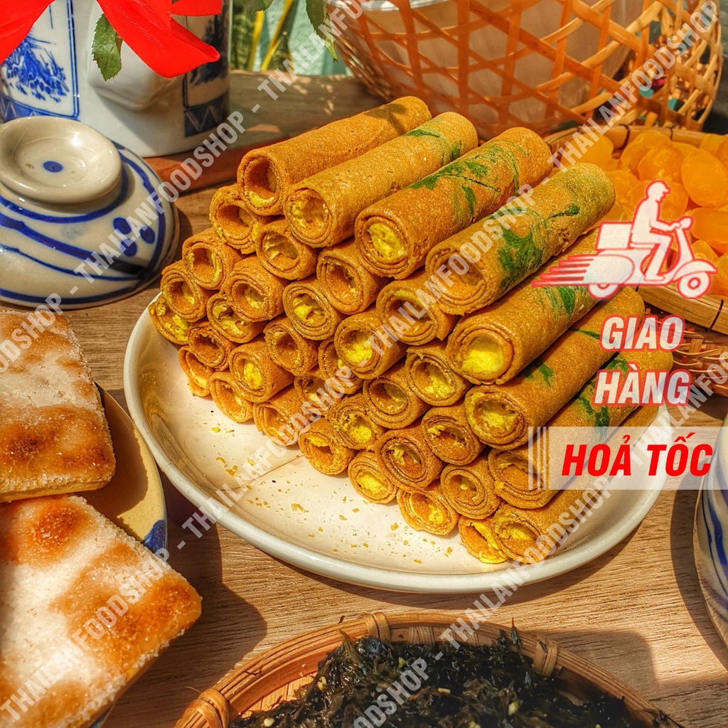 Bánh Ống Ngò Sầu Riêng Lon 400Gram