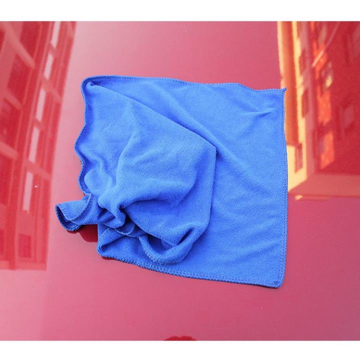 Khăn Lau Đa Năng Màu Xanh 25x25cm HANGNOIDIAGIARE88