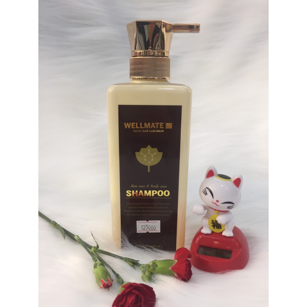 Dầu Gội Giảm Rụng Tóc Wellmate Hair Care &amp; Scalp Shampoo 500ml