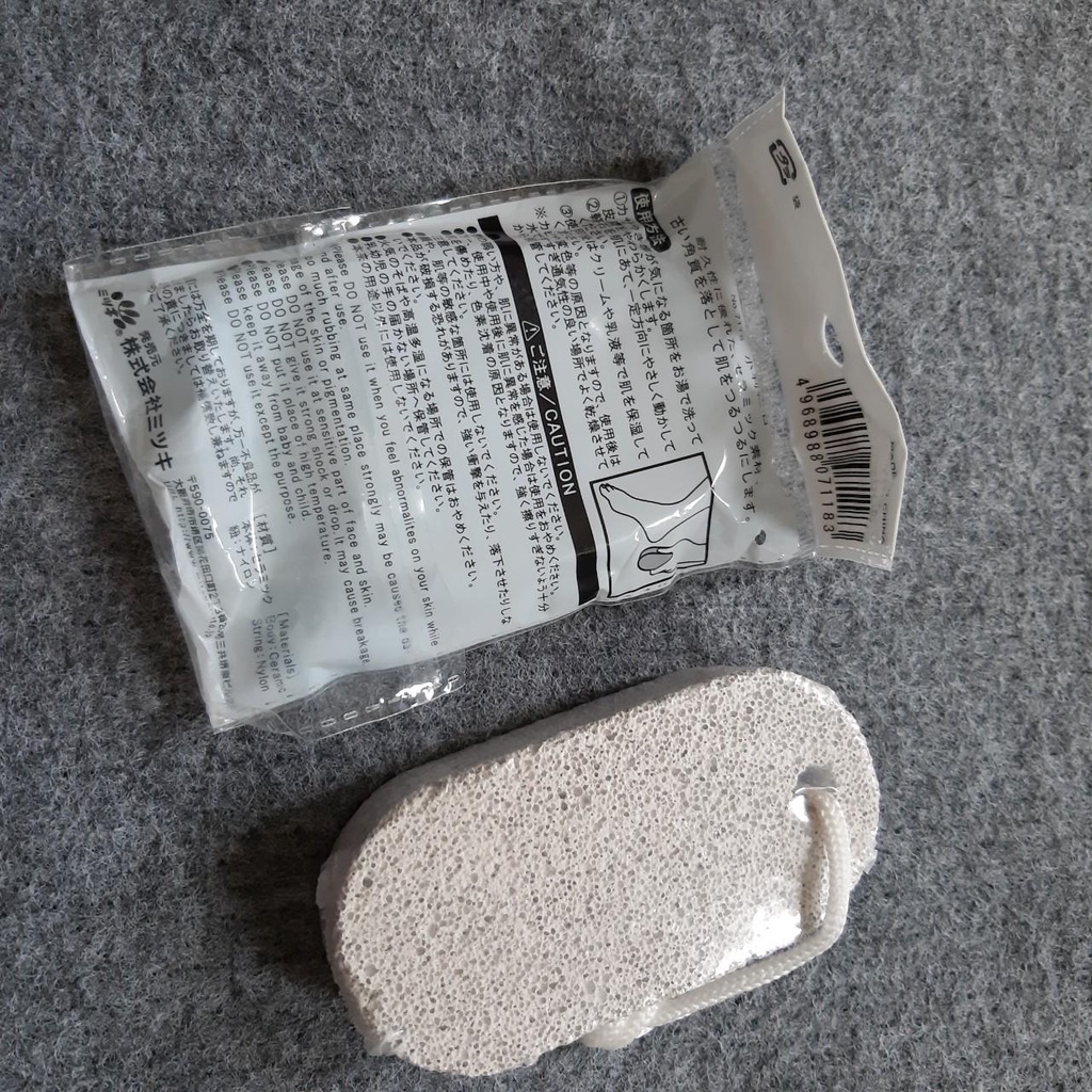 Đá chà gót chân KOKUBO hình ovan nội địa Nhật Bản