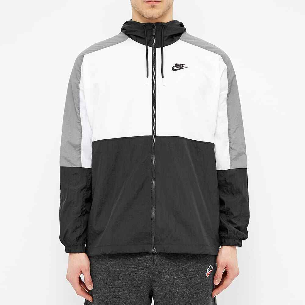 Áo khoác thể thao Nike Men's ColorBlock Retro Black White Grey Jacket | Size M,L - MS:18