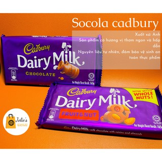 socola sữa Cadbury Dairy Milk 165g
