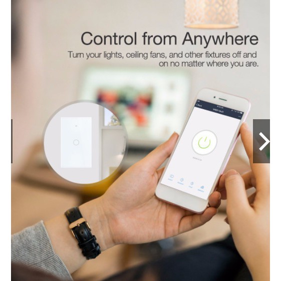 Công Tắc Cảm Ứng Thông Minh WIFI Cao Cấp 2 & 3 Nút Điều Khiển Từ Xa Bằng APP Tuya/ Smart Life