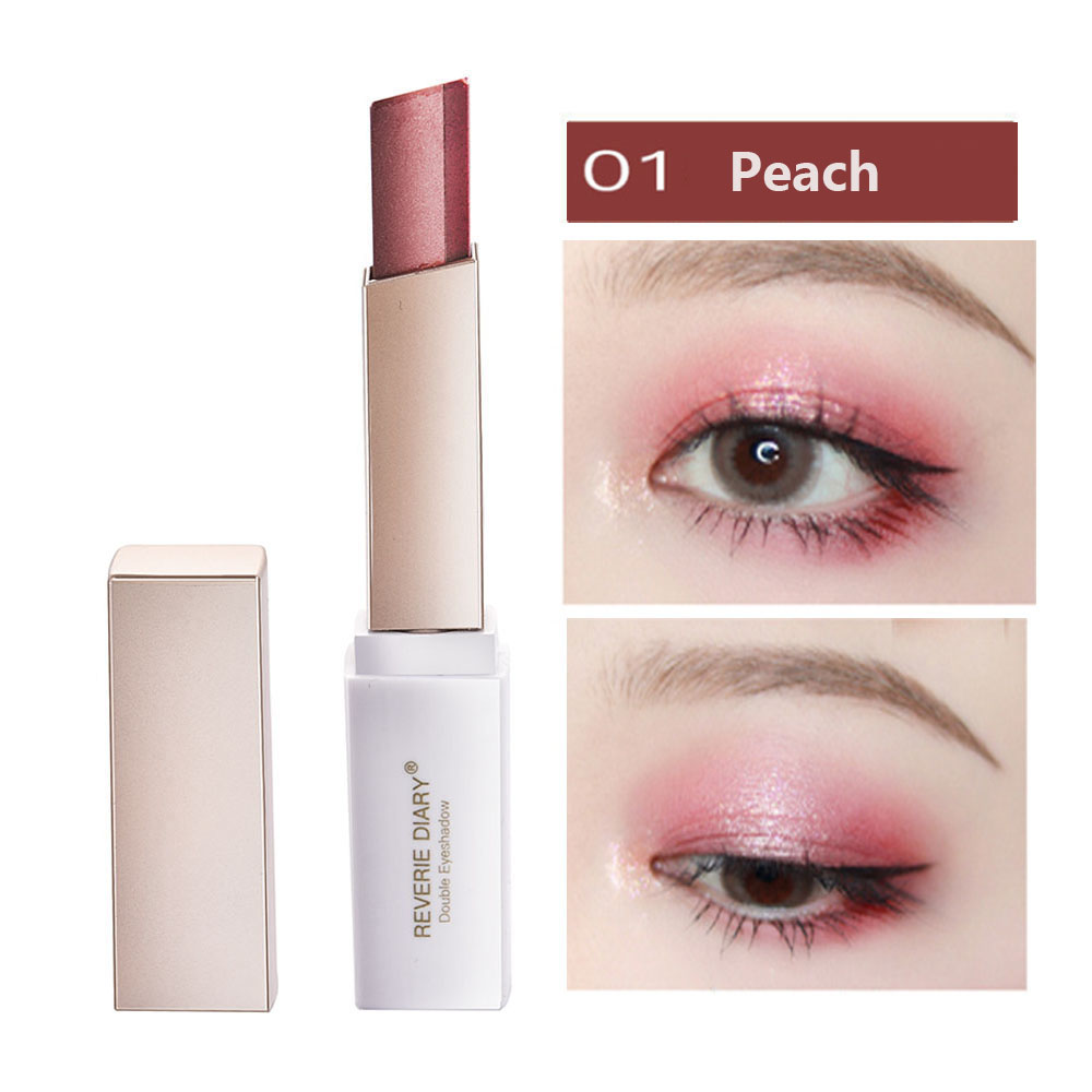 【sweet】woman waterproof long-lasting Matt gradient Two-color rotation Eyeshadow for beginner | BigBuy360 - bigbuy360.vn
