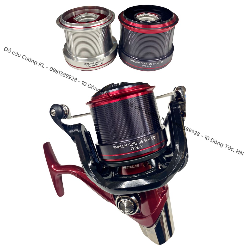 Máy Daiwa Emblem Surf 35 SCW QD